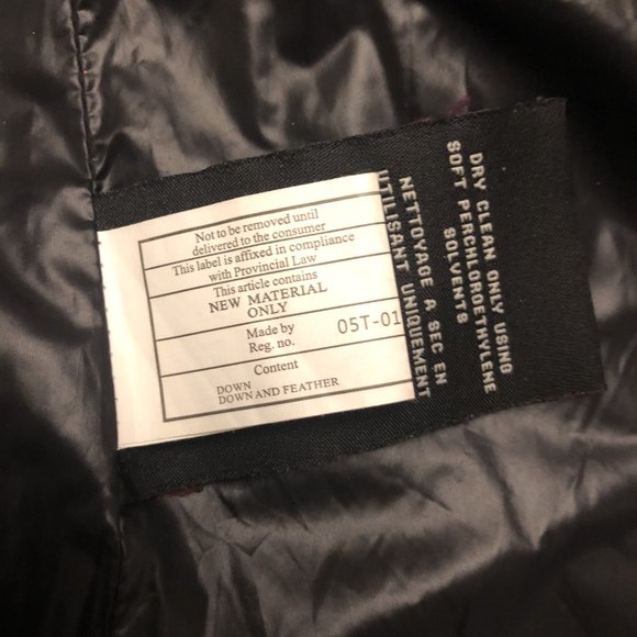 SAM Quilted Down Puffer Dark Blue Coat Zip Closure Excellent Condition Size L - Picture 6 of 7